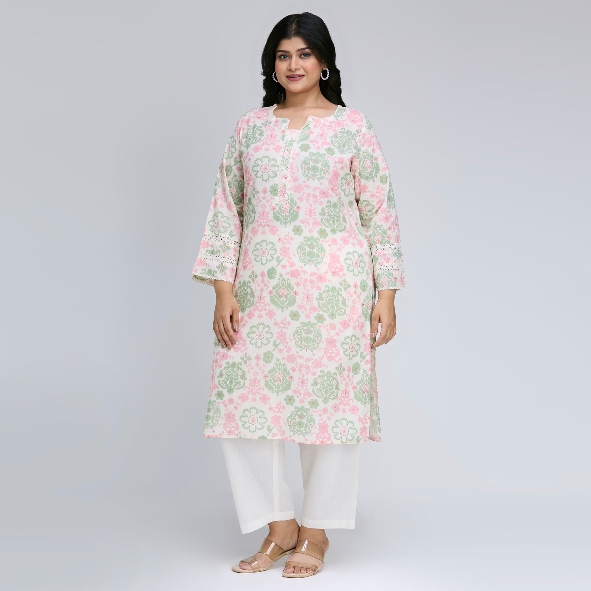 Plus Size Kurta | 2XL-8XL | 100% Cotton | Multicolour