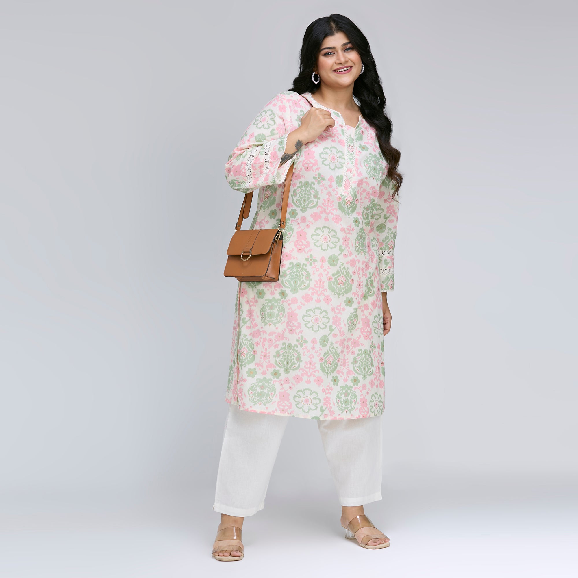 Plus Size Kurta | 2XL-8XL | 100% Cotton | Multicolour