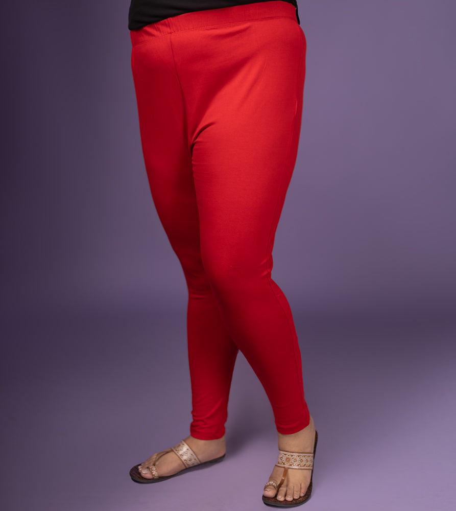 Plus Size Leggings | 2XL - 8XL | Red