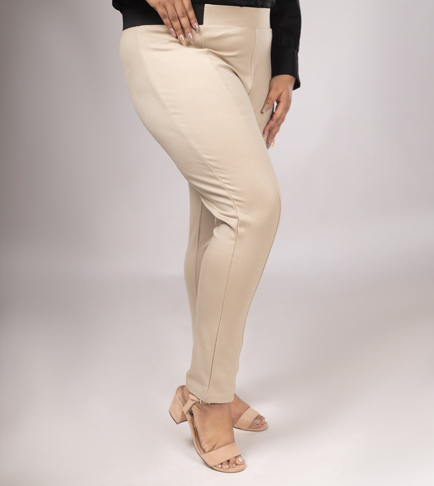 Plus Size Jeggings | 2XL - 8XL | Beige