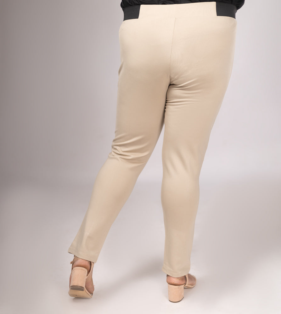 Plus Size Jeggings | 2XL - 8XL | Beige
