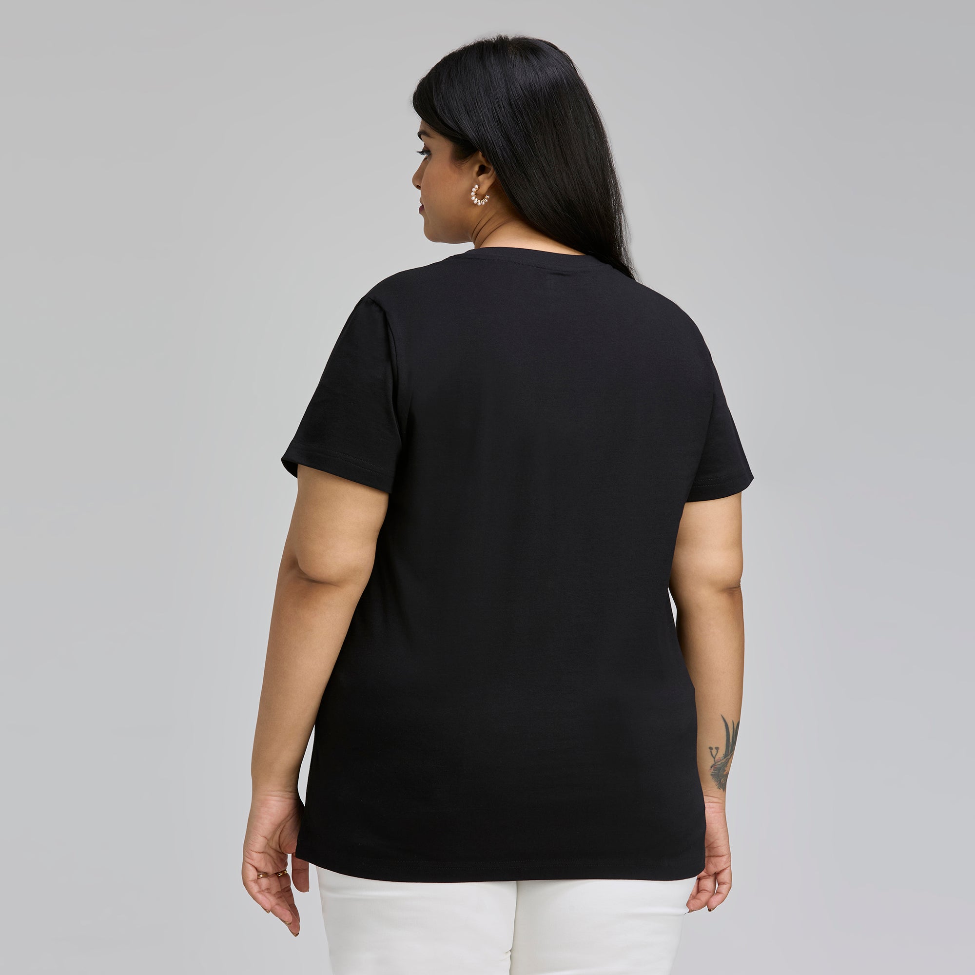 Plus Size Graphic T-Shirt | 2XL-8XL | 100% Cotton | Black