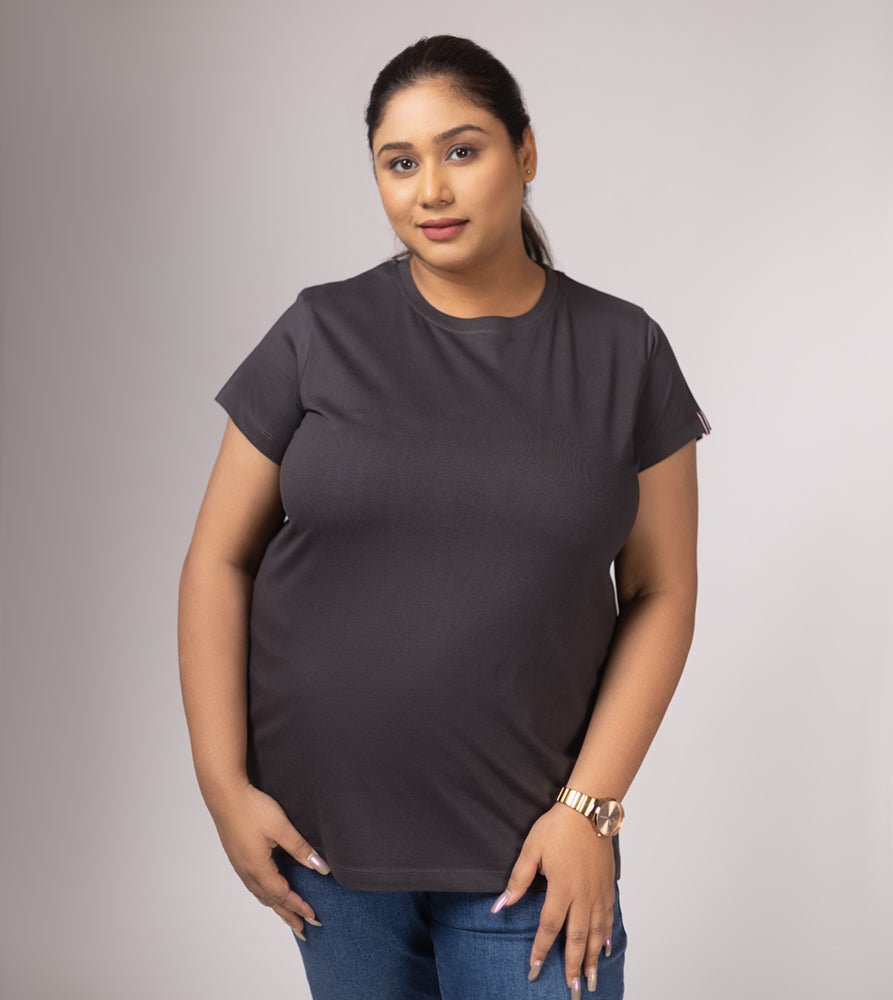 Plus Size Core T-shirt | 2XL - 8XL | 100% Cotton | Grey