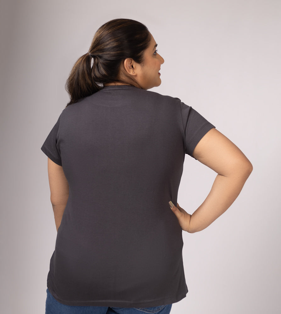 Plus Size Core T-shirt | 2XL - 8XL | 100% Cotton | Grey