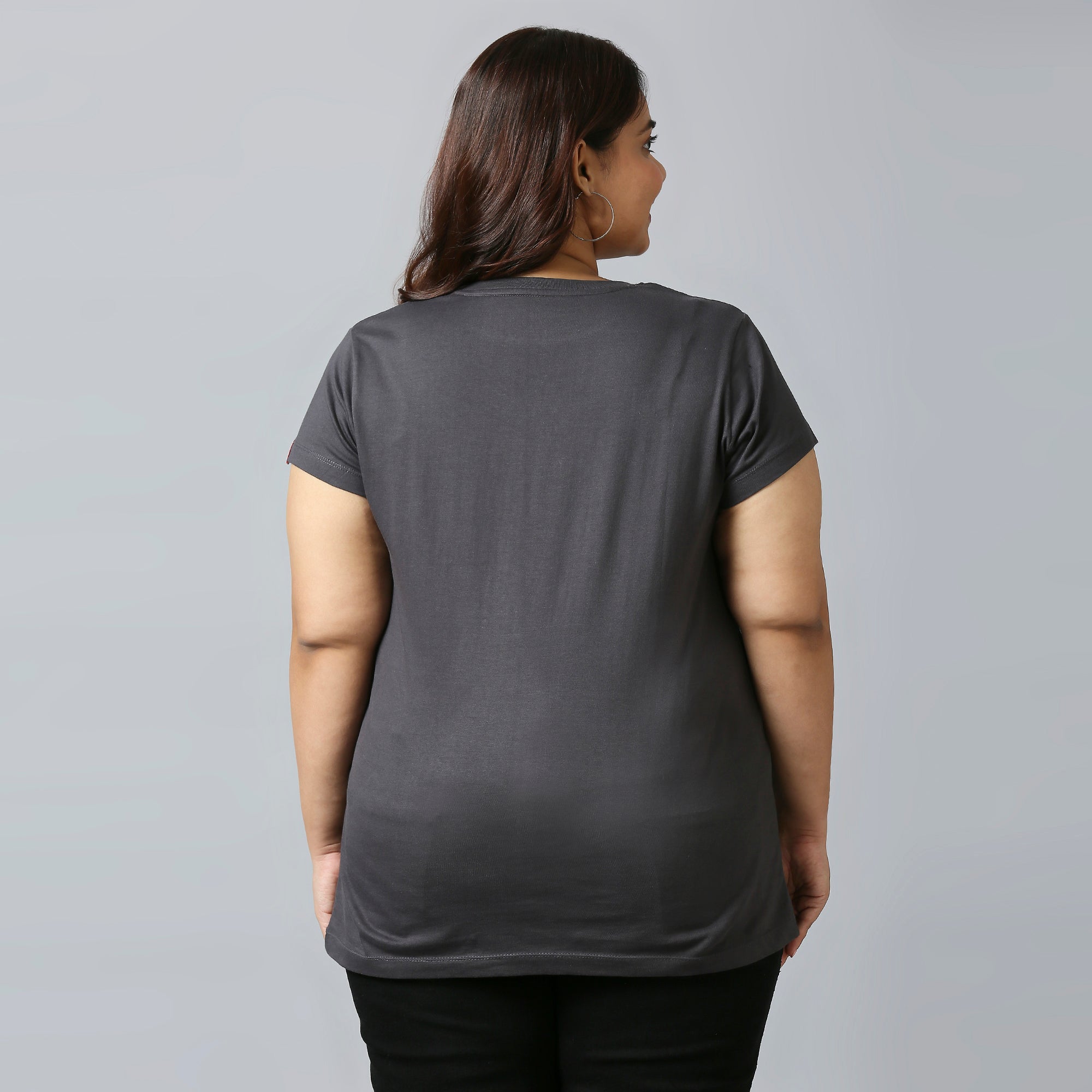Plus Size Graphic T-shirt | 2XL - 8XL | Grey