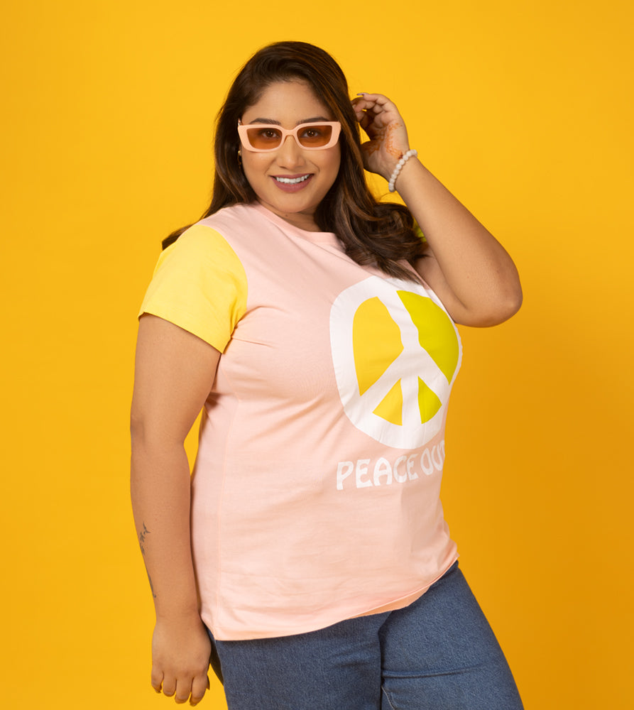 Plus Size T-Shirt | 2XL - 8XL | 100% Cotton | Pink