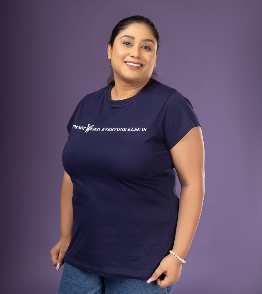 Plus Size Graphic T-Shirt | 2XL - 8XL | 100% Cotton | Navy