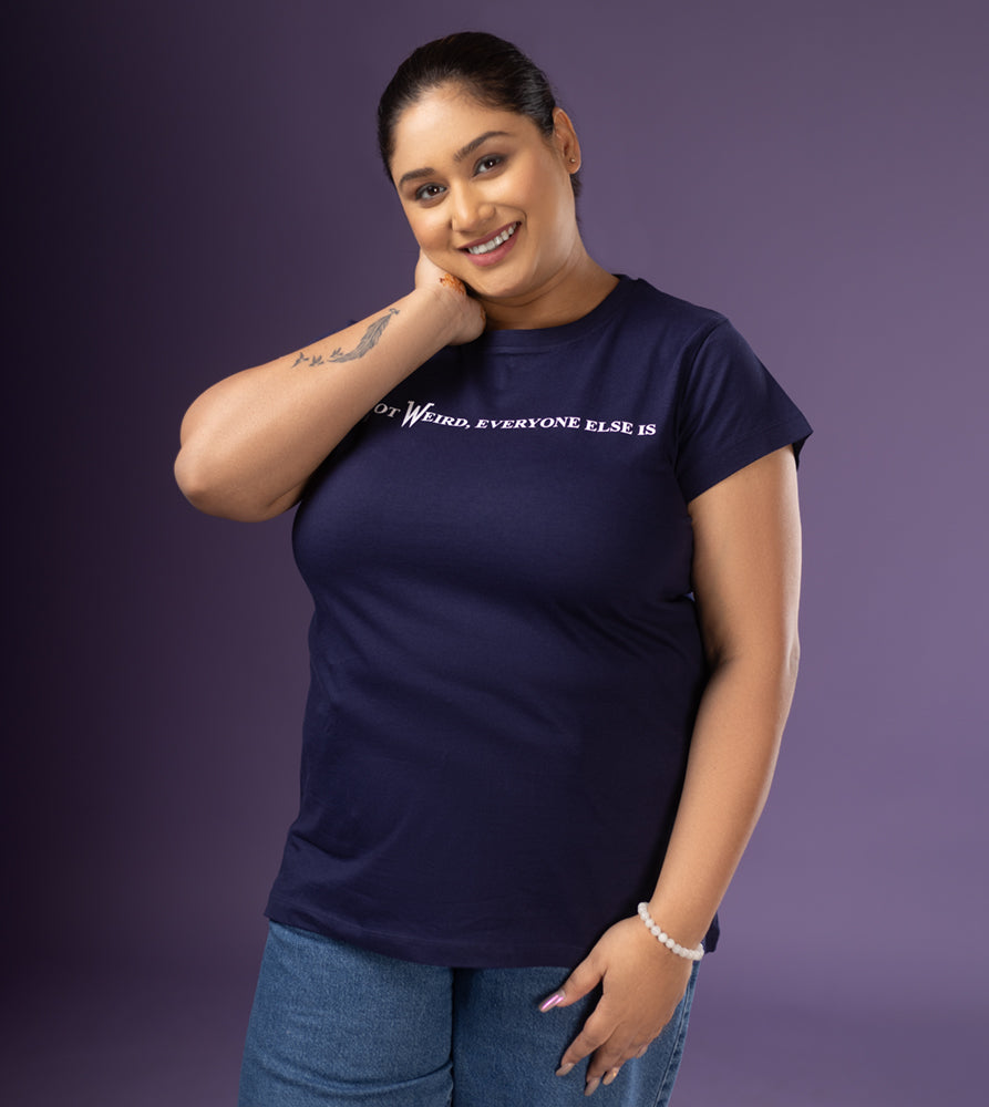 Plus Size Graphic T-Shirt | 2XL - 8XL | 100% Cotton | Navy