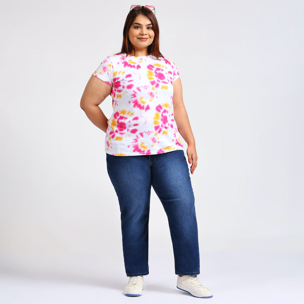 Plus Size T-shirt | 2XL - 8XL | 100% Cotton | Pink