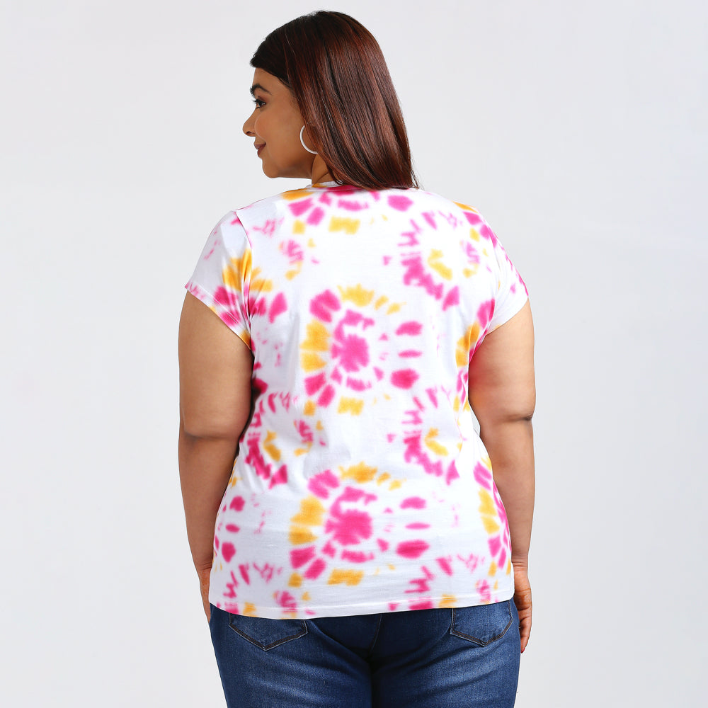 Plus Size T-shirt | 2XL - 8XL | 100% Cotton | Pink