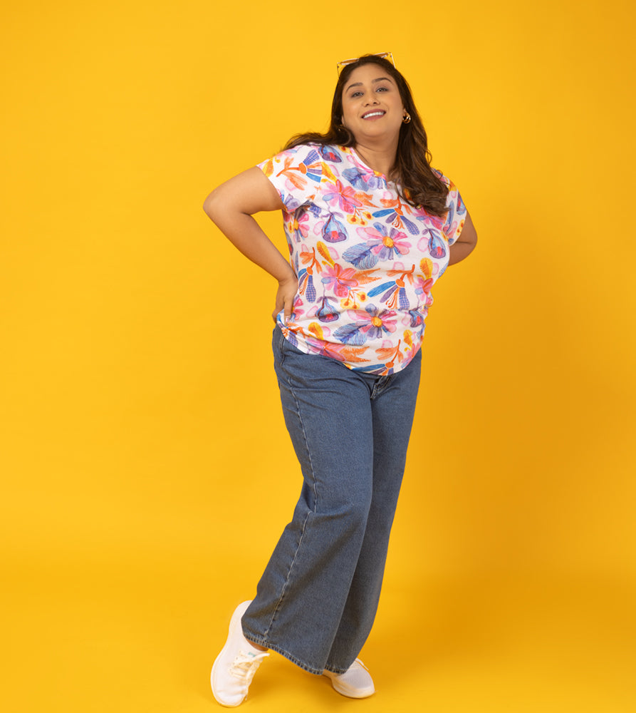 Plus Size Aop T-shirt | 2XL - 8XL | 100% Cotton | Multi Colour
