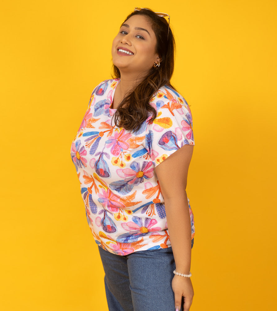 Plus Size Aop T-shirt | 2XL - 8XL | 100% Cotton | Multi Colour