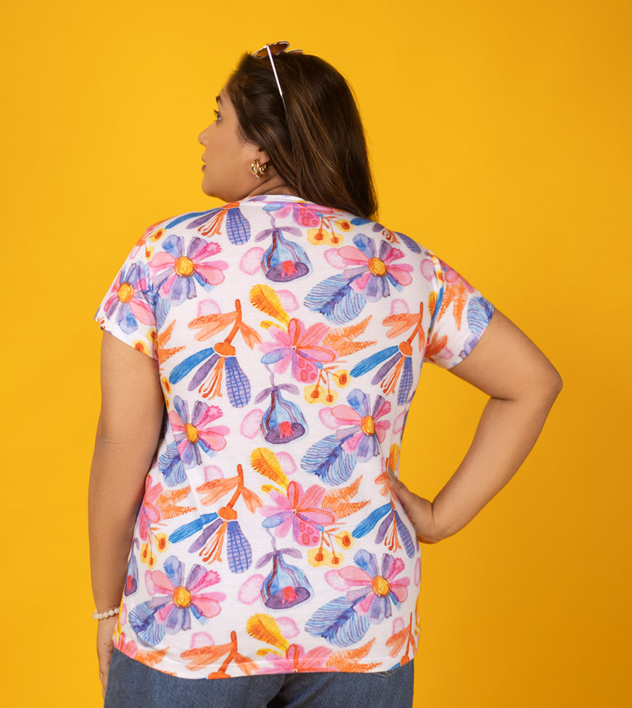 Plus Size Aop T-shirt | 2XL - 8XL | 100% Cotton | Multi Colour