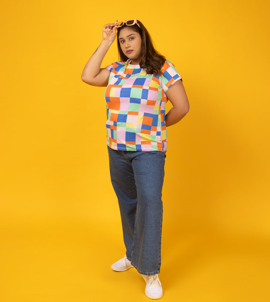 Plus Size Aop T-shirt | 2XL - 8XL | 100% Cotton | Multicolour