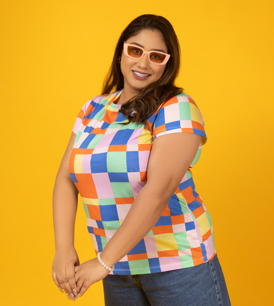 Plus Size Aop T-shirt | 2XL - 8XL | 100% Cotton | Multicolour