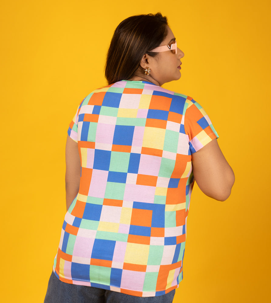 Plus Size Aop T-shirt | 2XL - 8XL | 100% Cotton | Multicolour