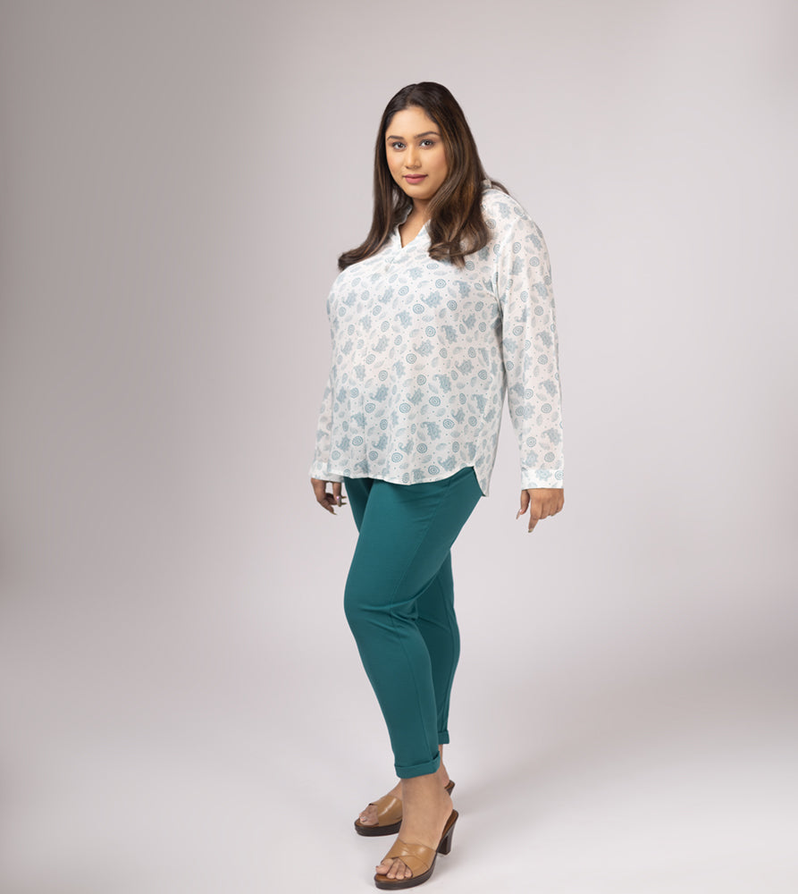 Plus Size Trouser | 2XL - 8XL | Teal Green
