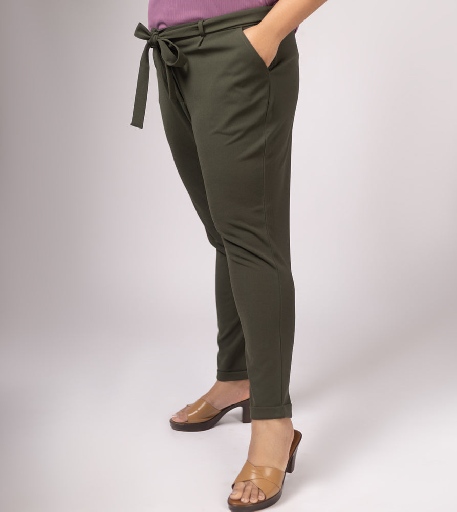 Plus Size Trouser | 2XL - 8XL | Olive Green