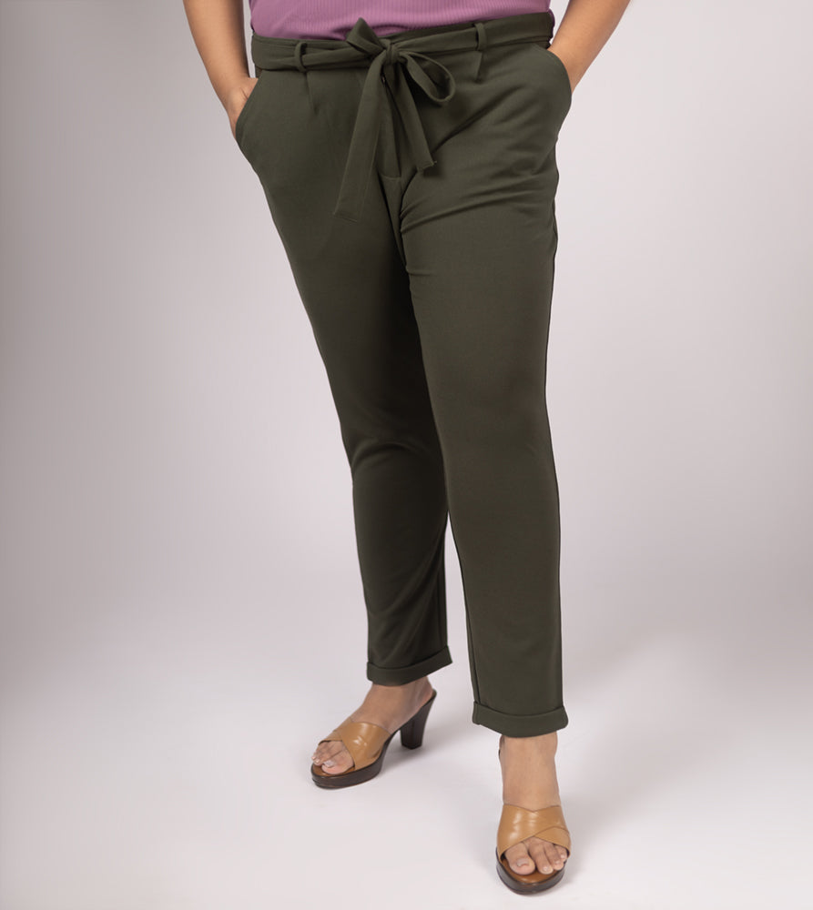 Plus Size Trouser | 2XL - 8XL | Olive Green