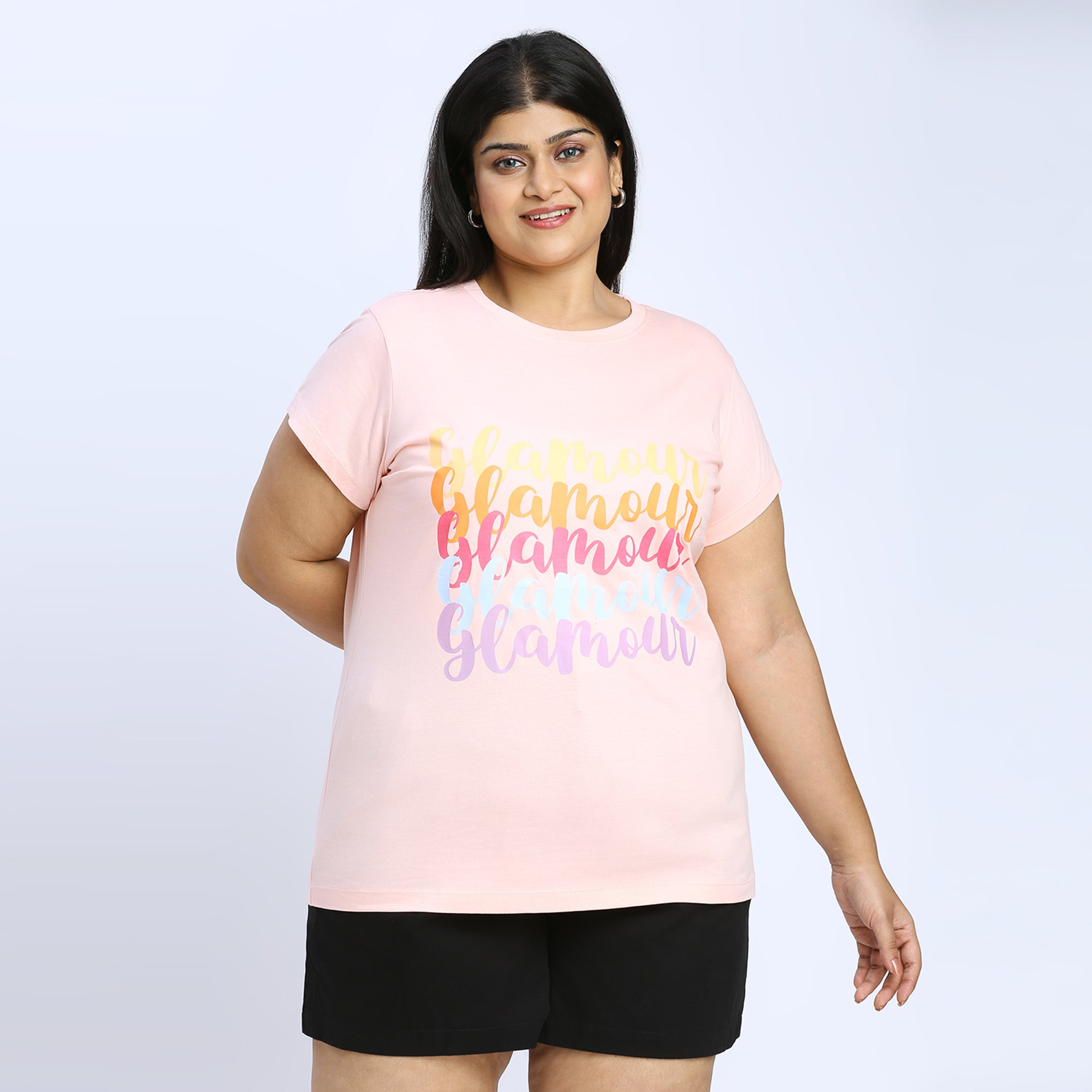 Plus Size Graphic T-shirt | 2XL - 8XL | Pink