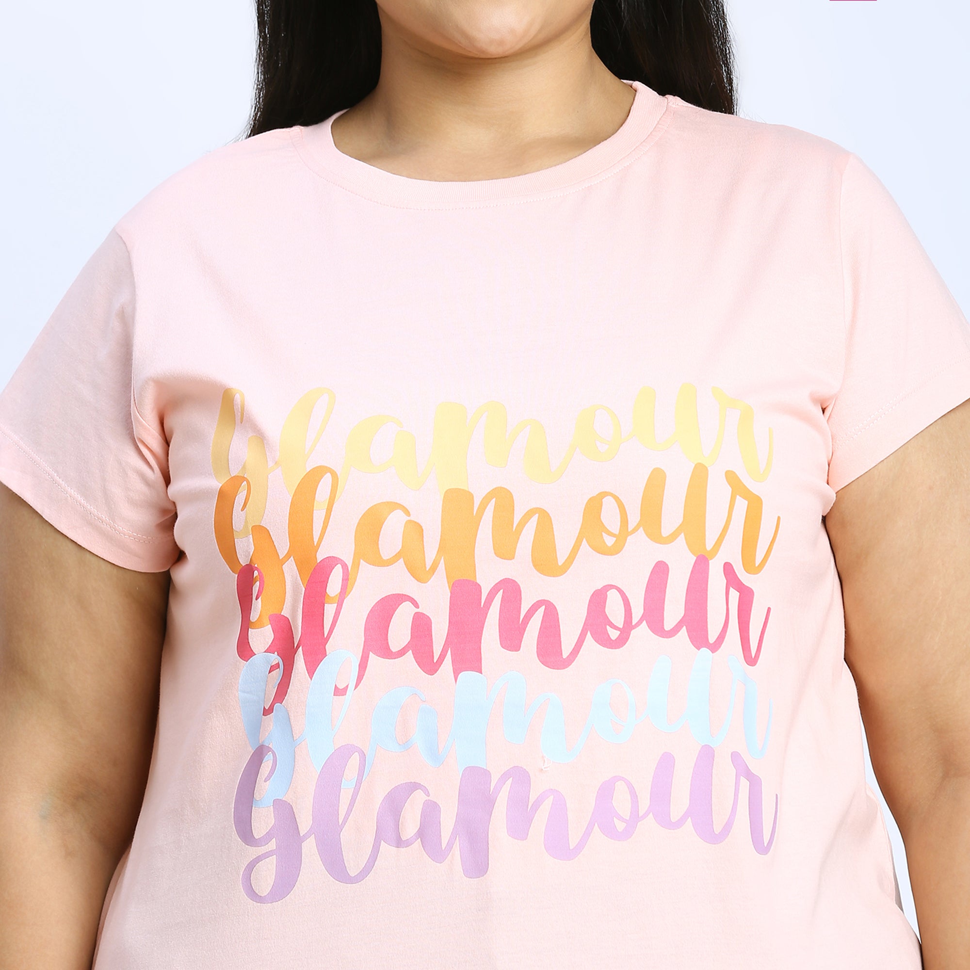 Plus Size Graphic T-shirt | 2XL - 8XL | Pink