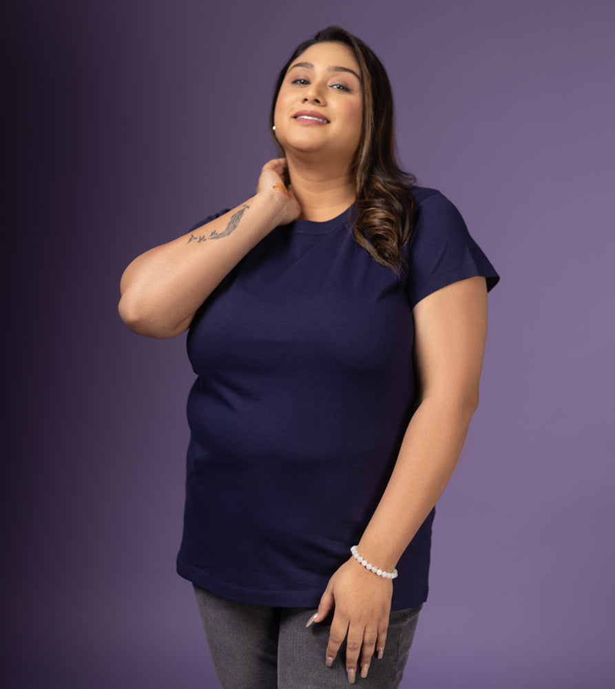 Plus Size Solid Core Tee