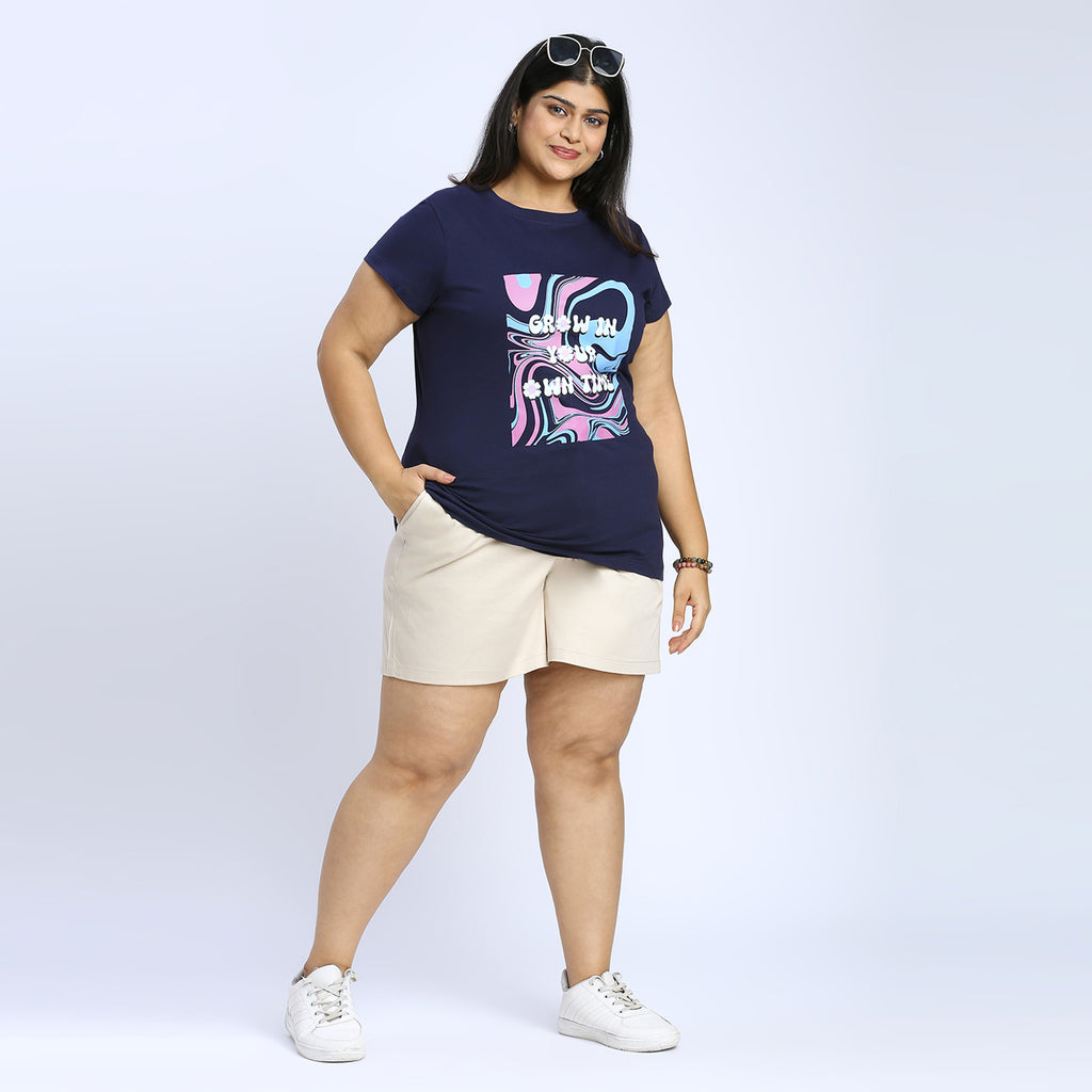 Plus Size Core T-shirt | 2XL - 8XL | Navy
