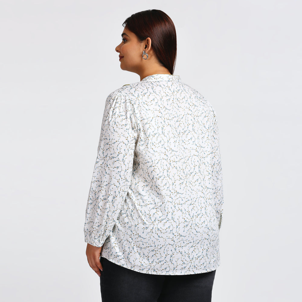 Plus Size Top | XL - 7XL | 100% Cotton | Off White