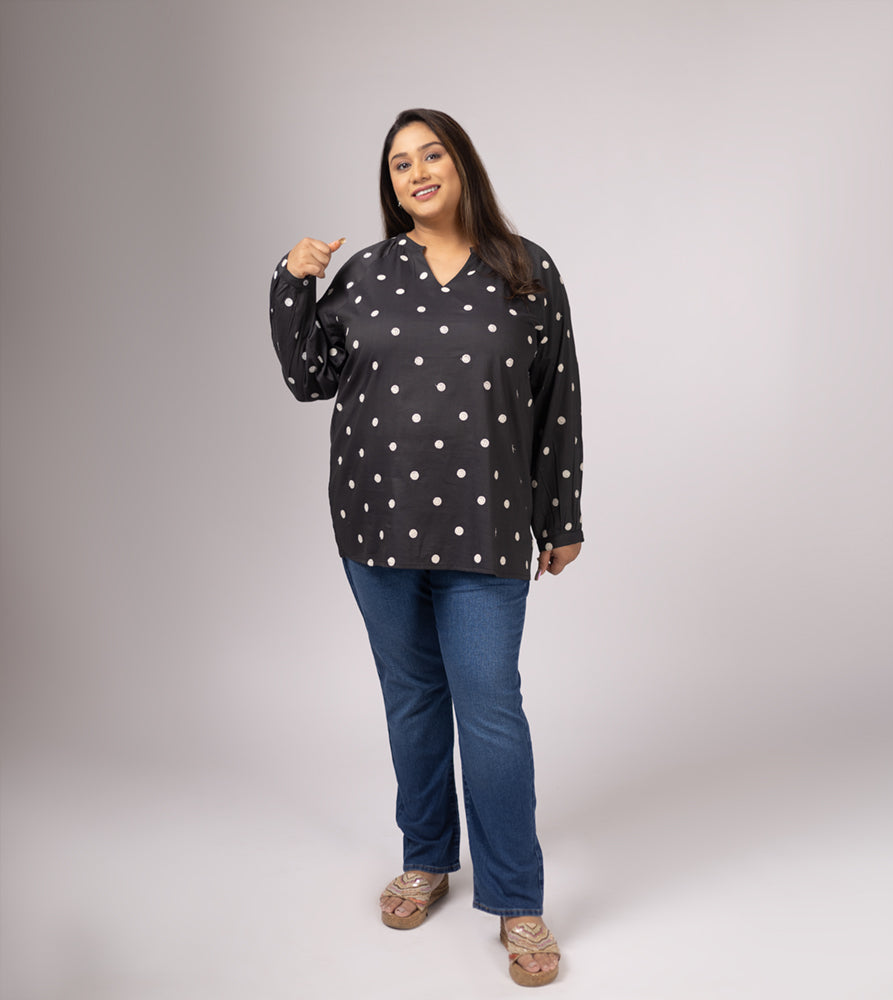 Plus Size Top | XL - 7XL | 100% Cotton | Dark Grey