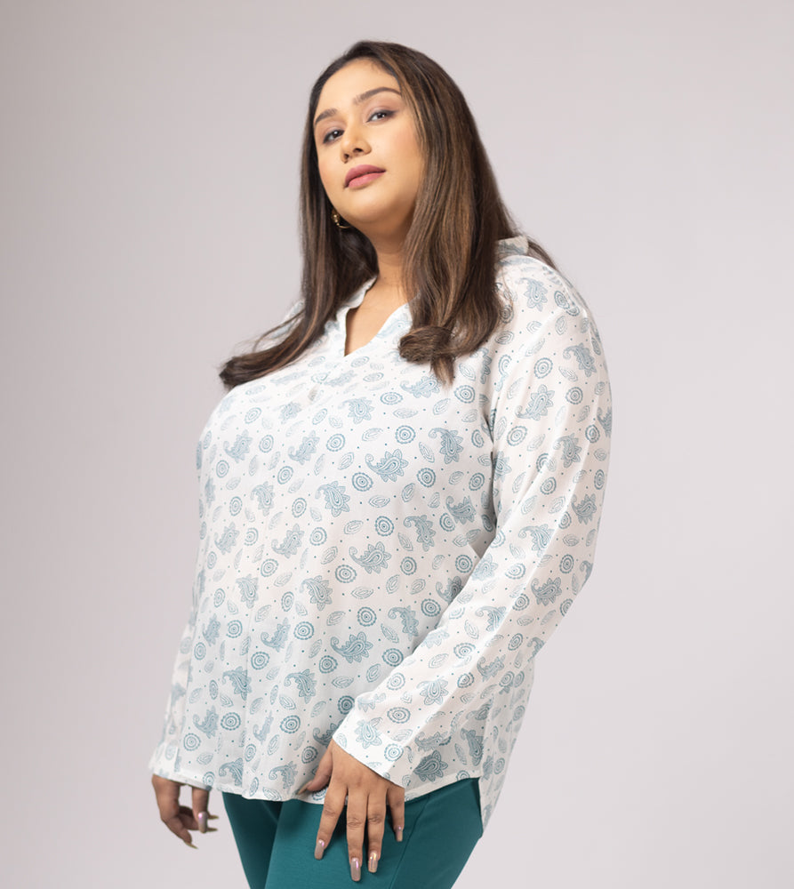 Plus Size Top | XL - 7XL | Off White