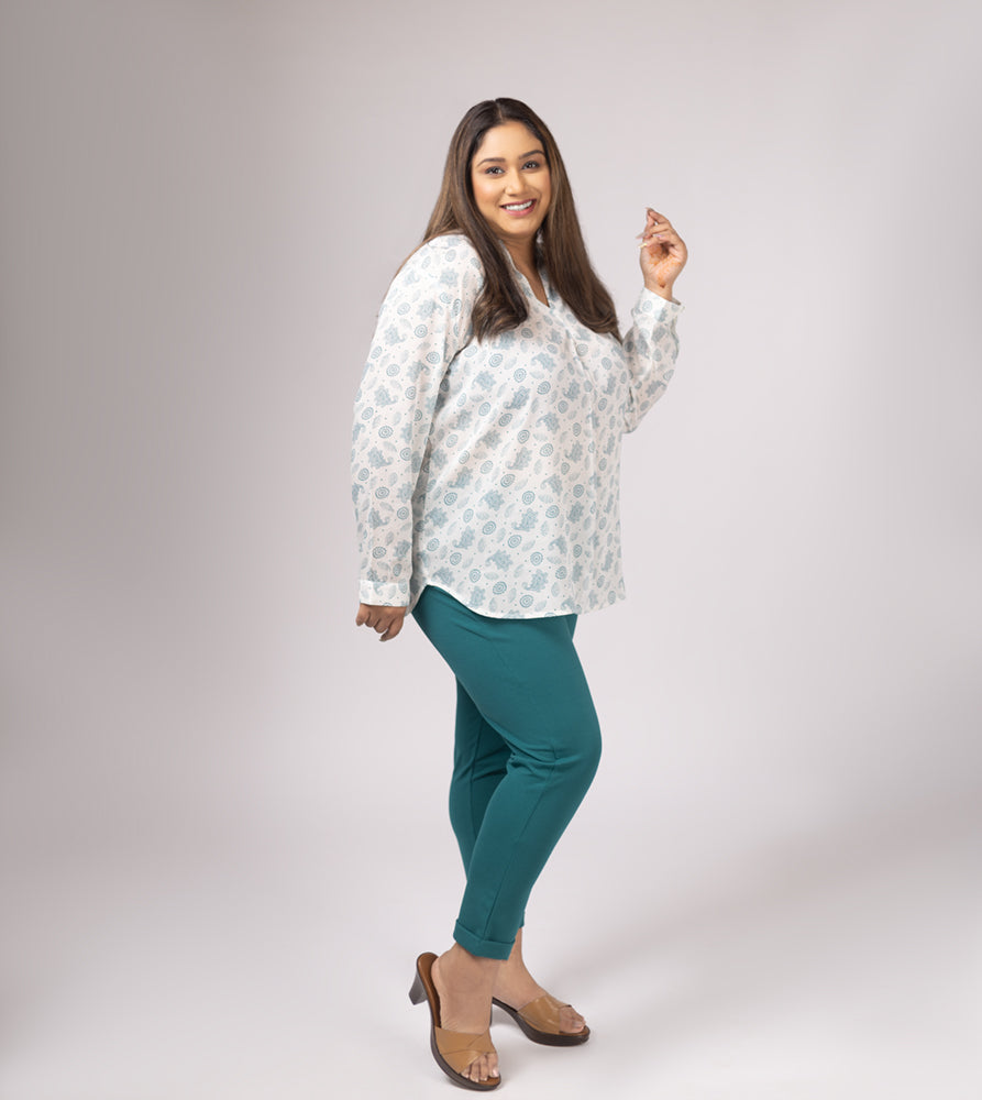 Plus Size Top | XL - 7XL | Off White