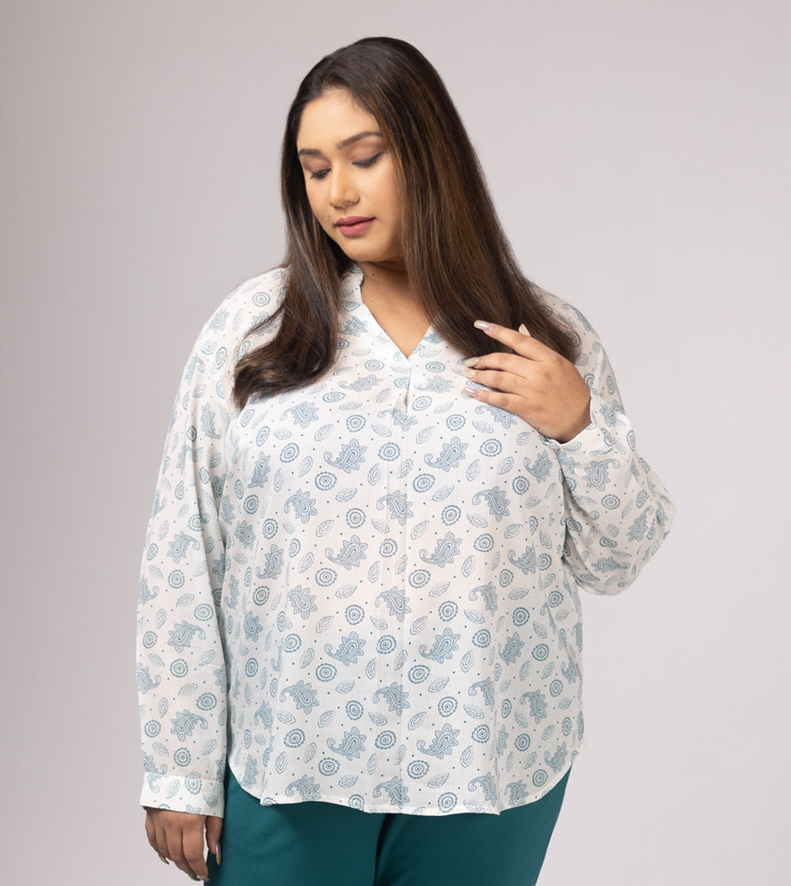 Plus Size Top | XL - 7XL | Off White