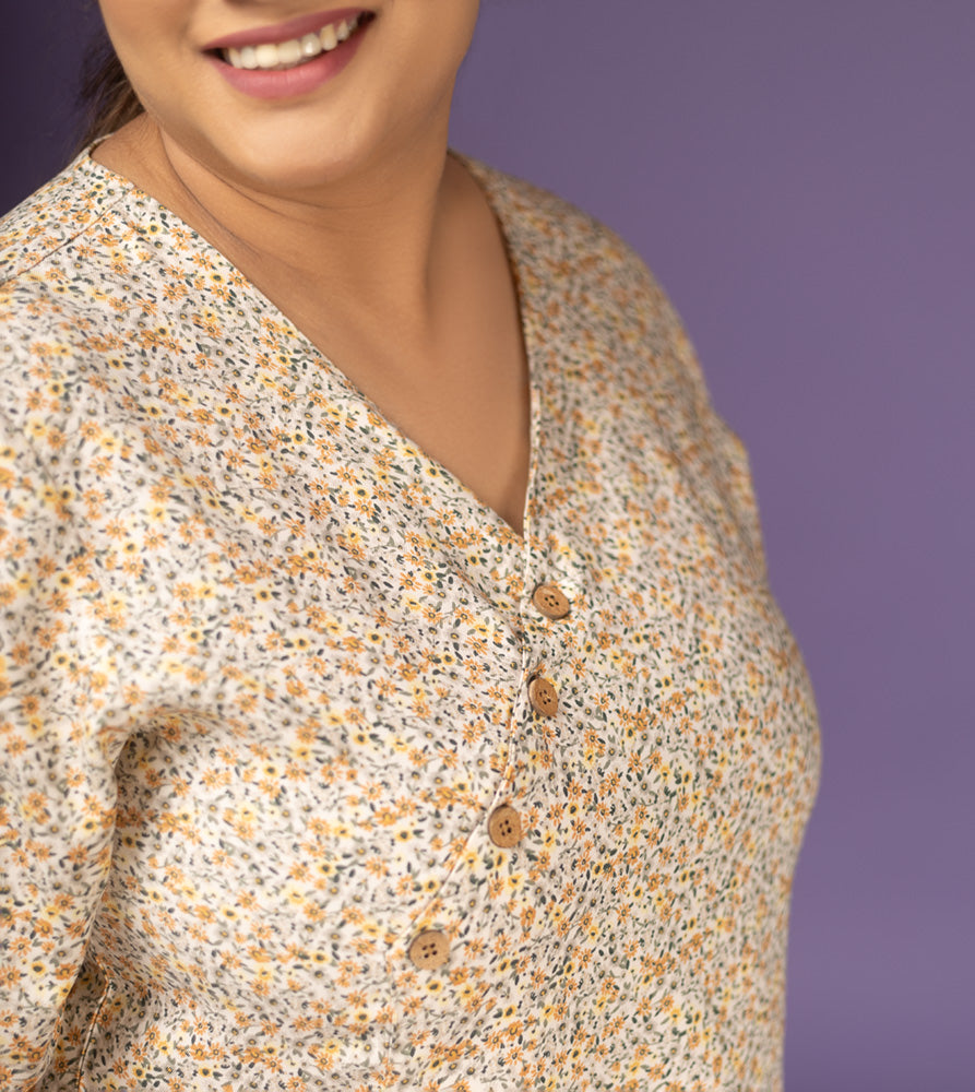 Plus Size Crop Top | XL - 7XL | Off White