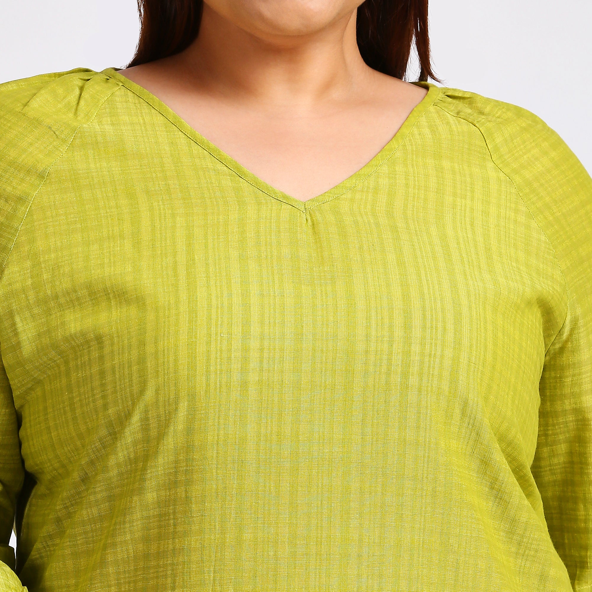 Plus Size Top | XL - 7XL | 100% Cotton | Lime Green
