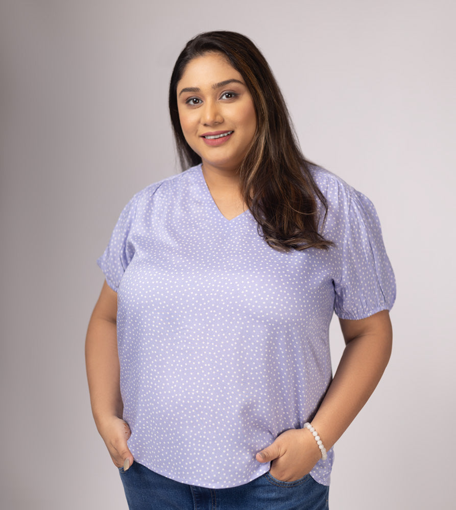 Plus Size Top | XL - 7XL | Light Blue