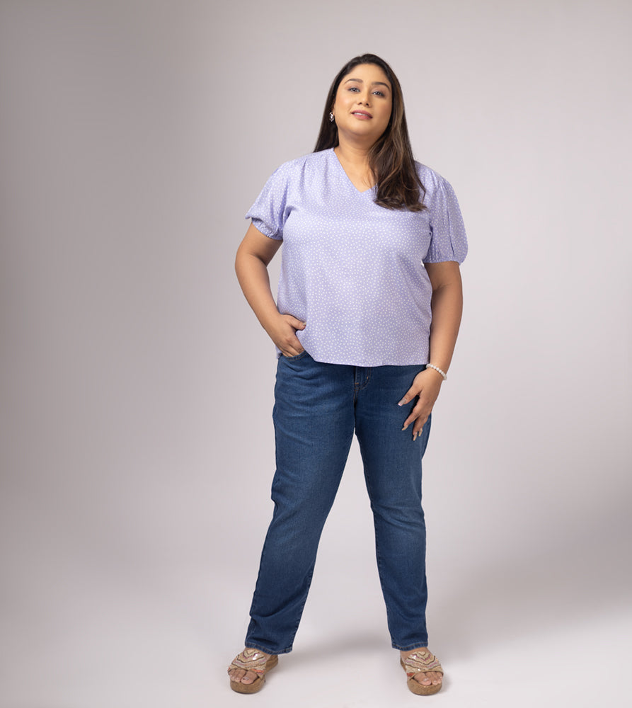 Plus Size Top | XL - 7XL | Light Blue