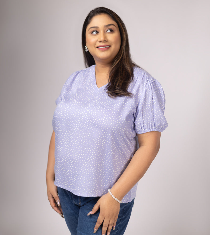 Plus Size Top | XL - 7XL | Light Blue