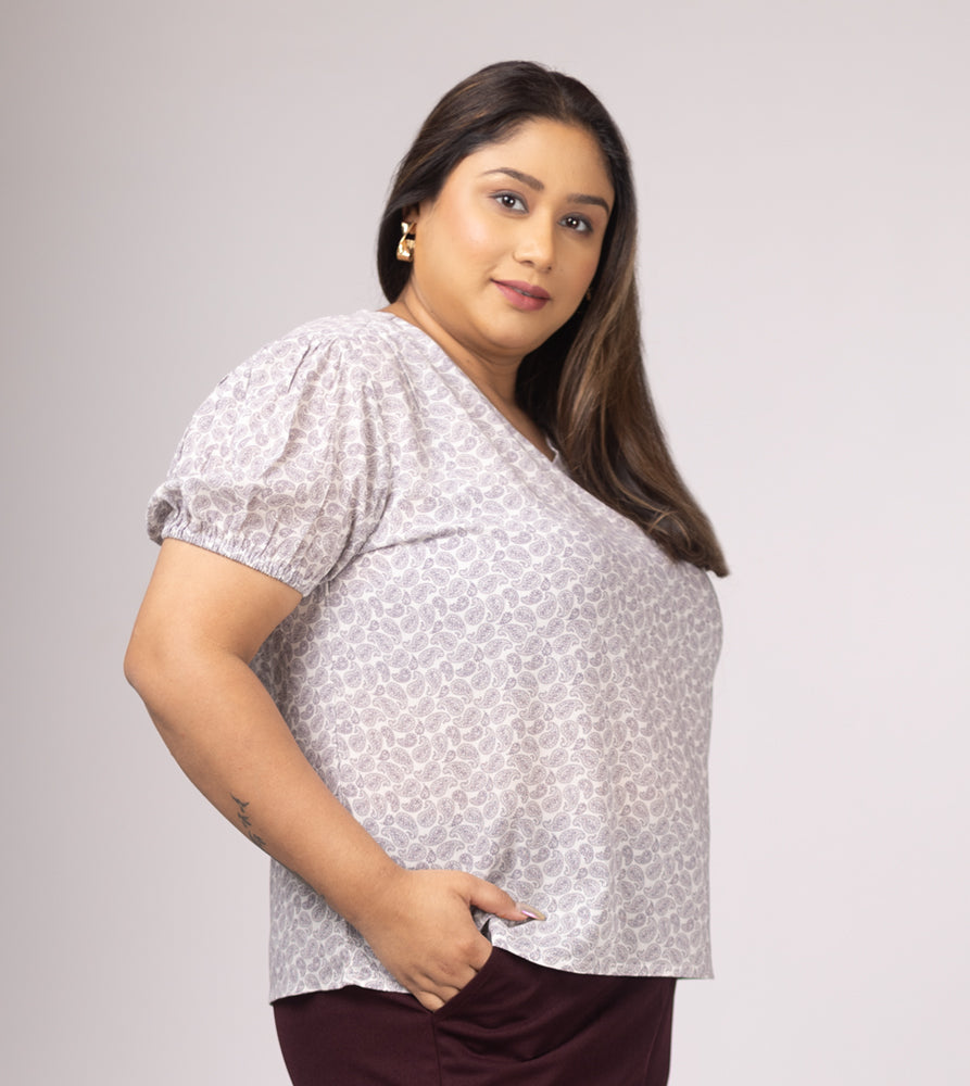 Plus Size Top | XL - 7XL | Off White