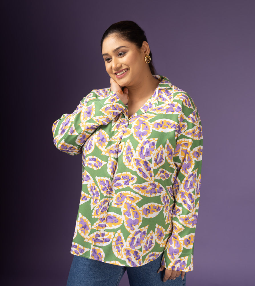 Plus Size Top | XL - 7XL | Green