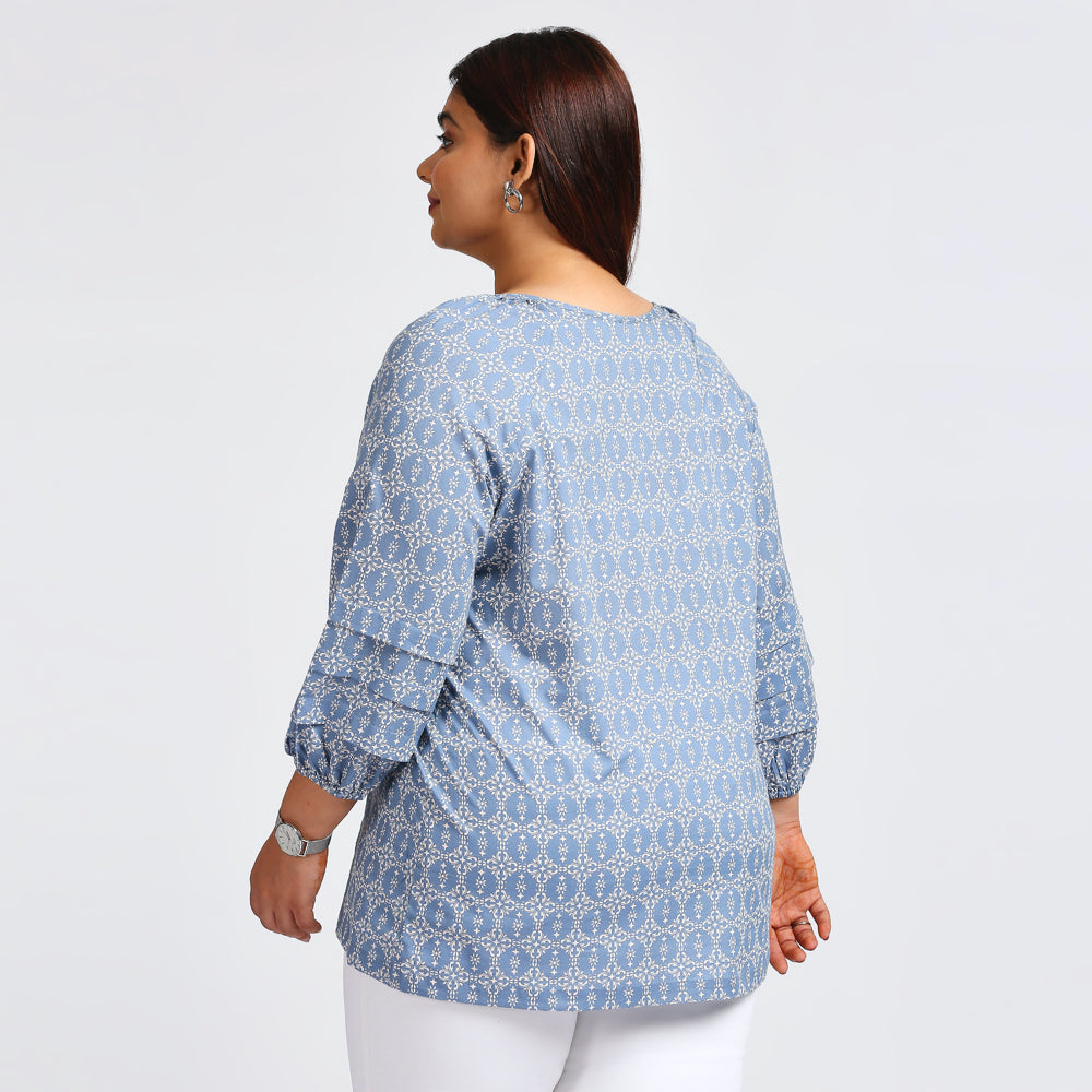 Plus Size Top | XL - 7XL | 100% Cotton | Grey