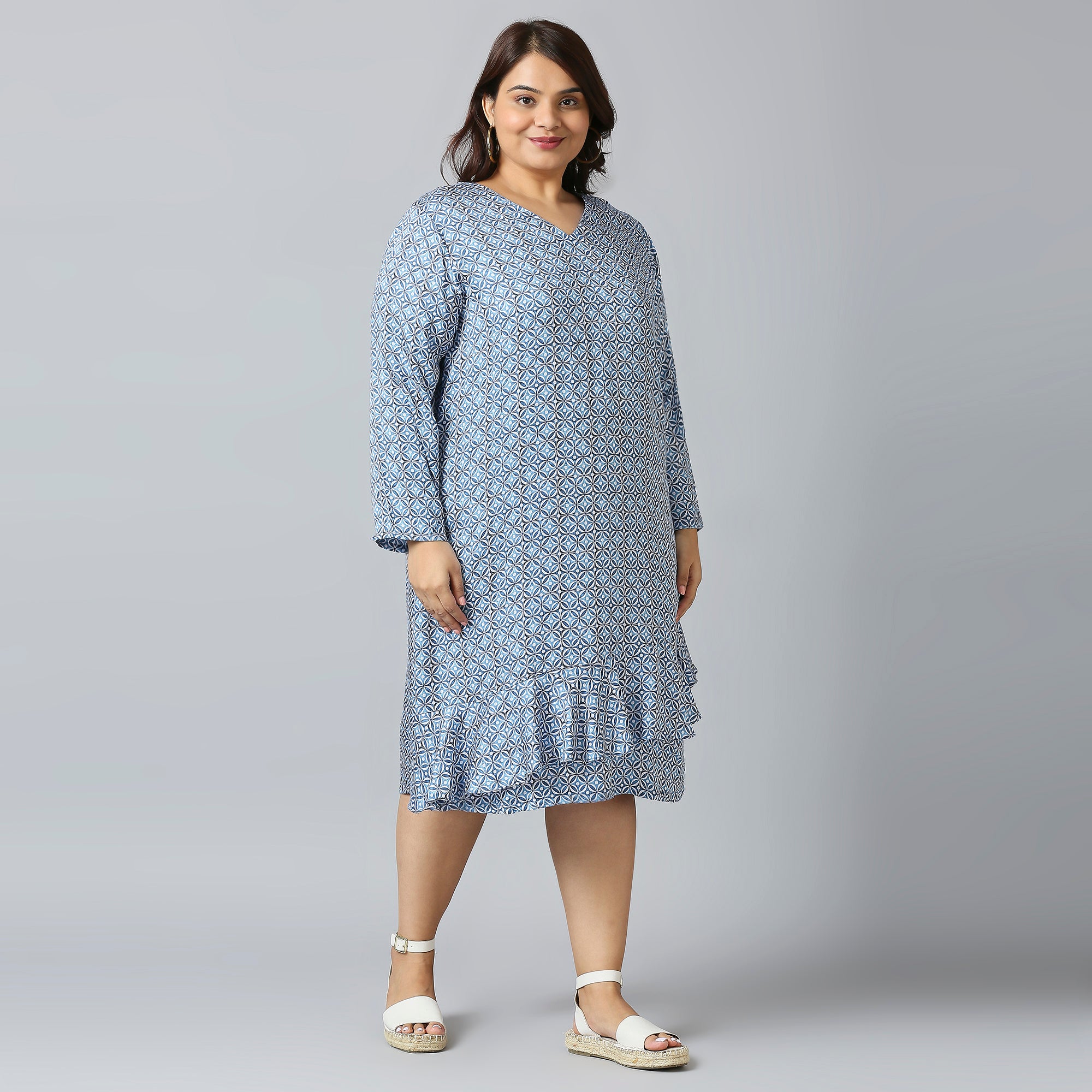 Plus Size Dress | 2XL - 8XL | Blue