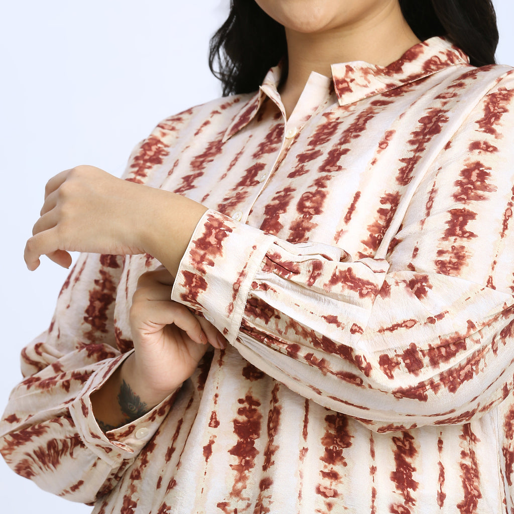 Plus Size Top | 2XL - 8XL | Beige