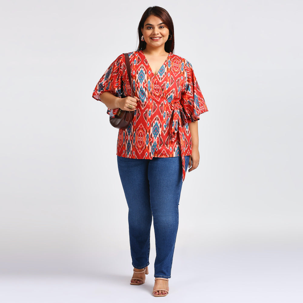Plus Size Top | XL - 7XL | Red