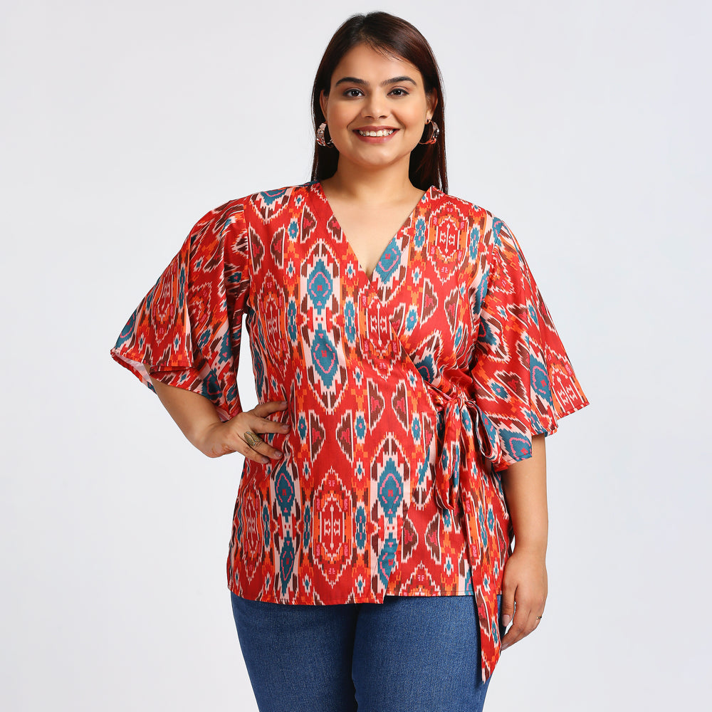 Plus Size Top | XL - 7XL | Red