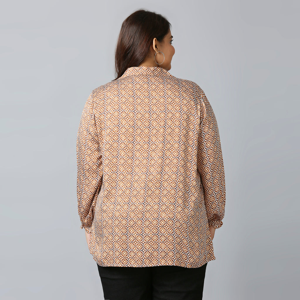 Plus Size Top | 2XL - 8XL | Brown