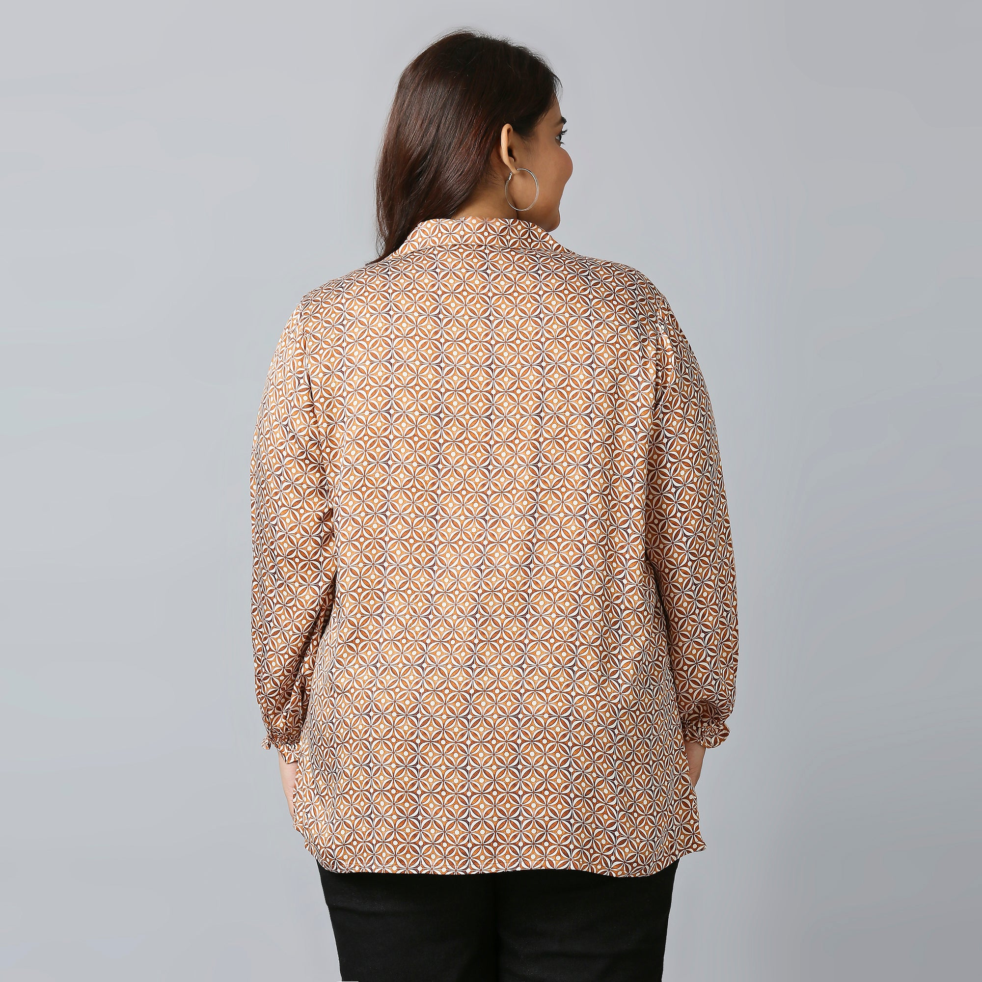Plus Size Top | 2XL - 8XL | Brown