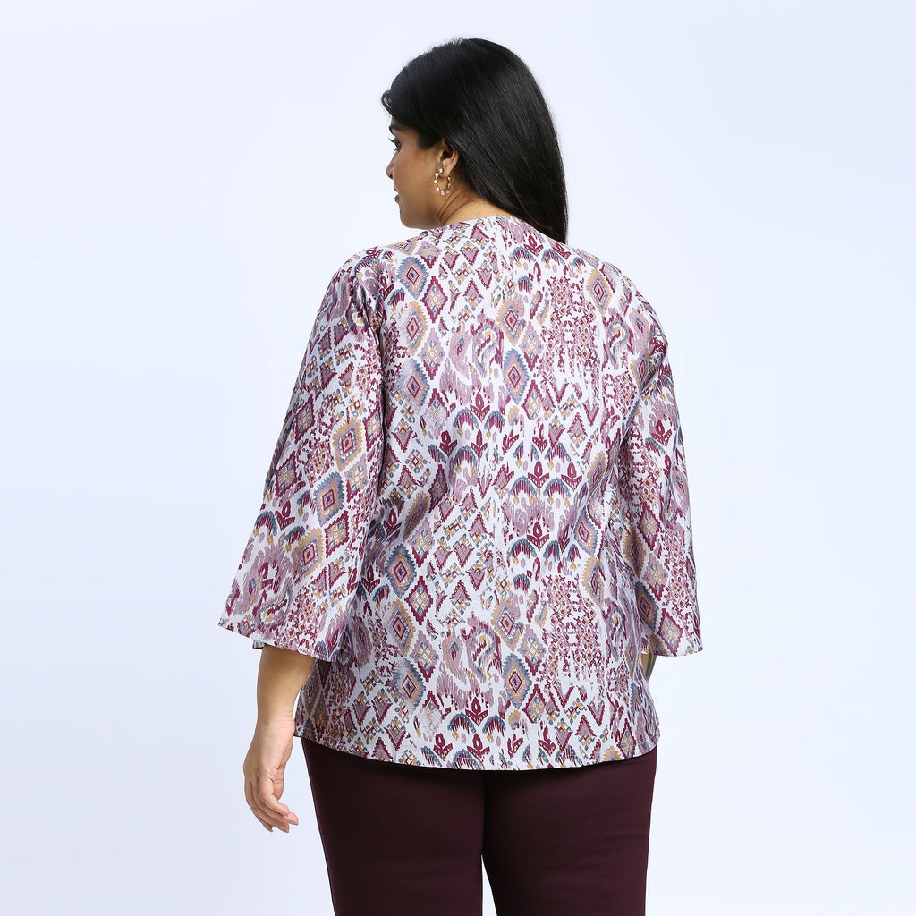 Plus Size Top | 2XL - 8XL | Wine