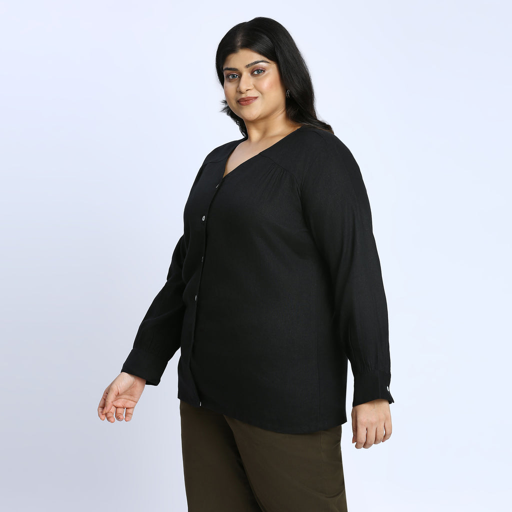 Plus Size Top | 2XL - 8XL | Black