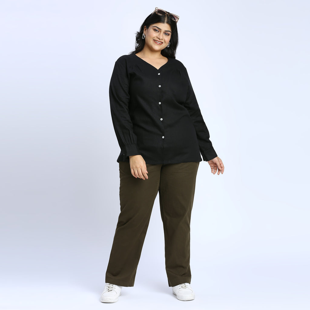 Plus Size Top | 2XL - 8XL | Black
