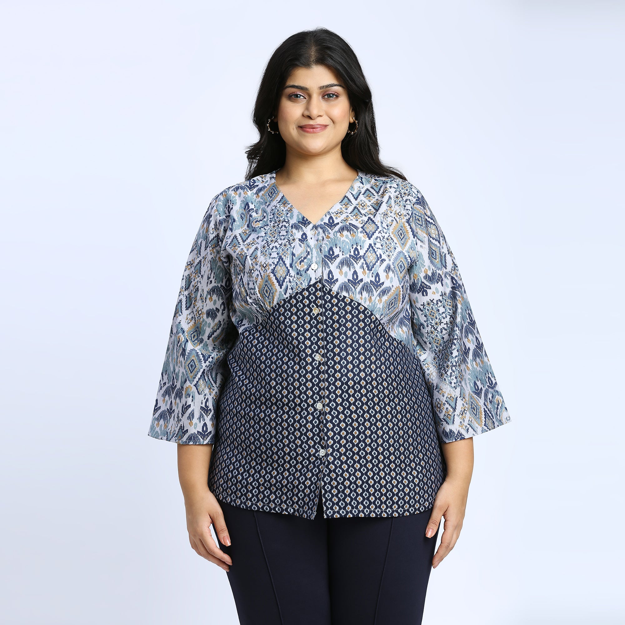 Plus Size Top | 2XL - 8XL | Blue